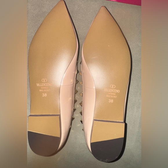 Valentino Studded nude flats size Euro 38 US 8 - Picture 5 of 7